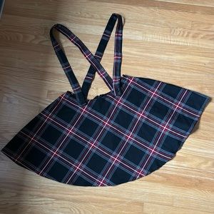 Hot Topic Exclusive Skirt with Suspenders